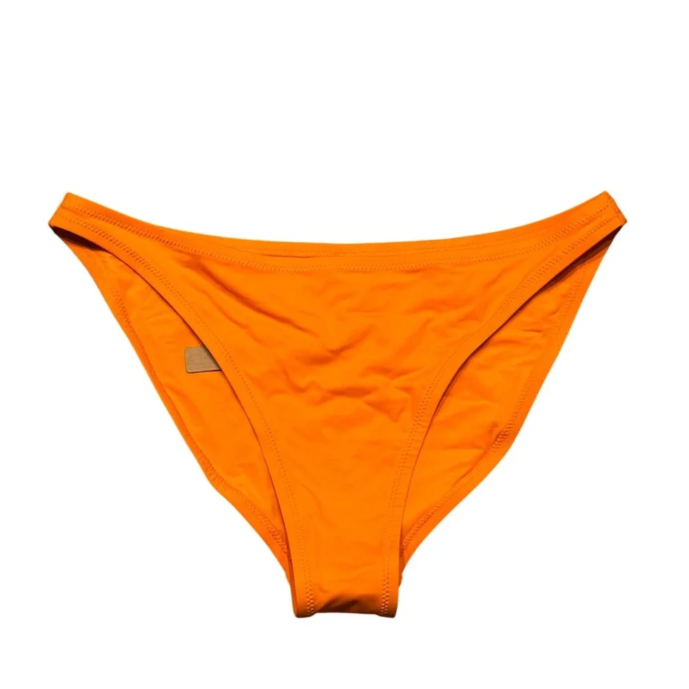 SKIMS Recycled Swim Mid Coverage Bottom Orange XL BB-BRF-3980‎ NEW